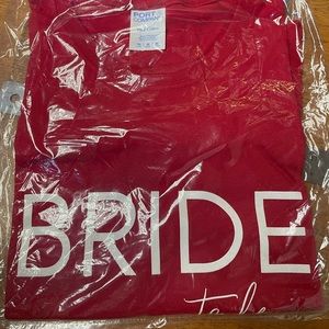 New Bride to be - red - m